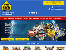 Tablet Screenshot of pinzonepins.com